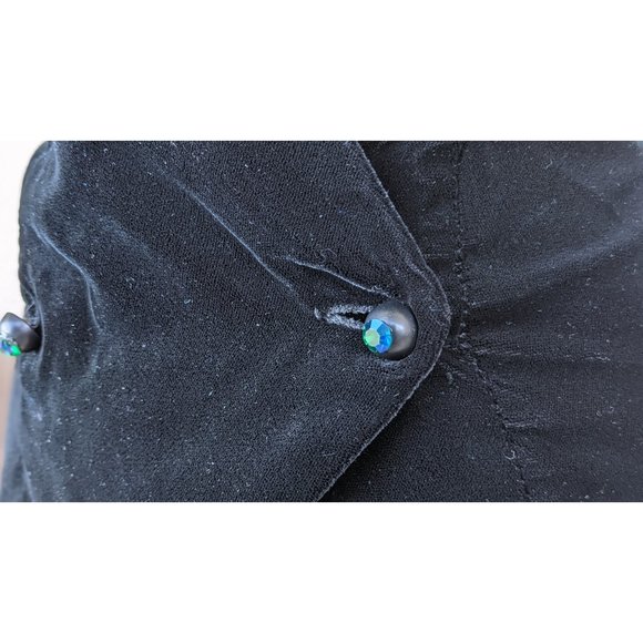 💜✨Black Velvet w/Lace Set - Back View - Picture 4 of 10